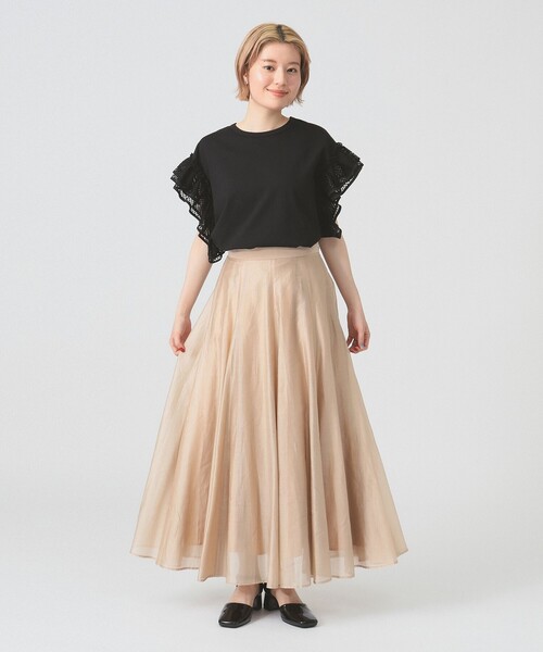 アイボリー フレアスカート サイズ0 be-26106-ivory-1.jpg?v=1689548601