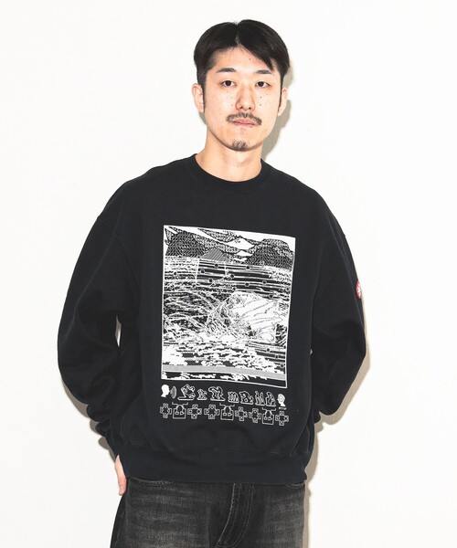 【国内買付】C.E WASHED FK Hyperferma シーイー スウェット C.E - WASHED FK Hyperferma CREW NECK | ALTERFATE
