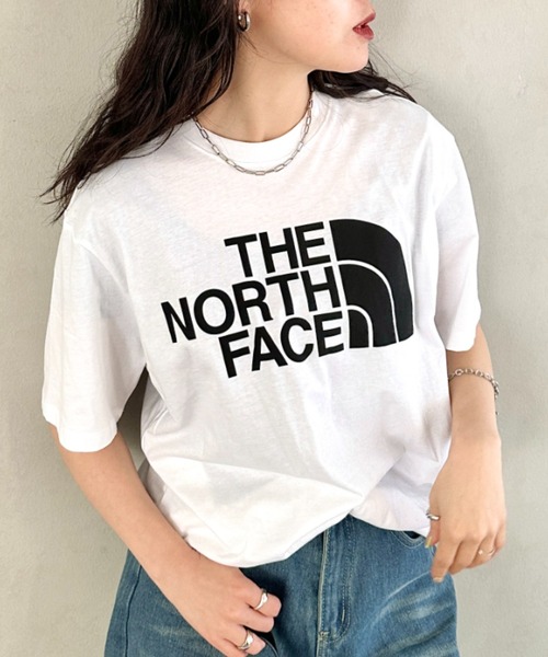 tシャツ 国内未発売 USモデル THE NORTH FACE(ザ・ノースフェイス)/オーバーサイズ ハーフドーム ロゴTシャツ/M S/S HALF
