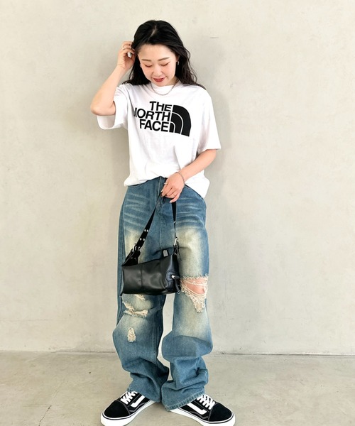 tシャツ 国内未発売 USモデル THE NORTH FACE(ザ・ノースフェイス)/オーバーサイズ ハーフドーム ロゴTシャツ/M S/S HALF THE NORTH FACE tシャツ 国内未発売 USモデル FACE(ザ・ノース