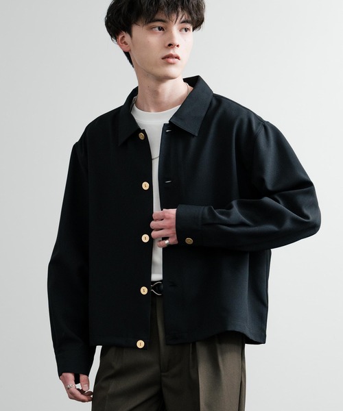 Rocky Monroe シャツ 日本製 国産 ポリトロ＆総柄ヴィンテージ