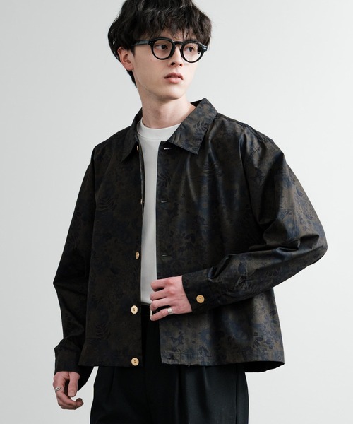 Rocky Monroe シャツ 日本製 国産 ポリトロ＆総柄ヴィンテージ