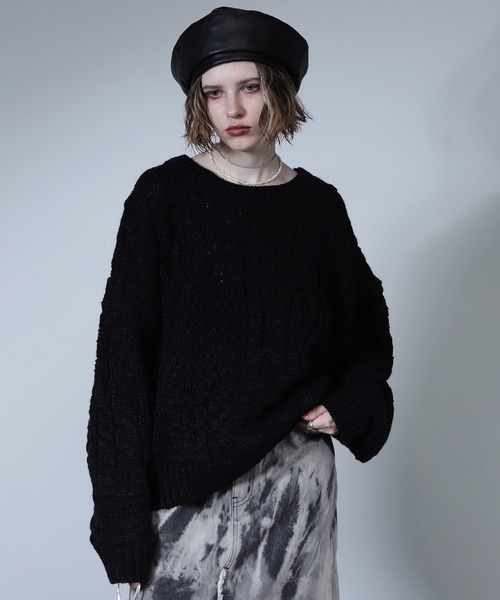 ROSE BUD（ローズバッド） ニット セーター ケーブルニット レディース