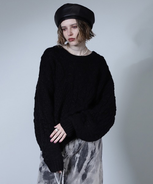 ★美品★ROSEBUD ニットセーター ROSE BUD ニット セーター ケーブルニット レディース