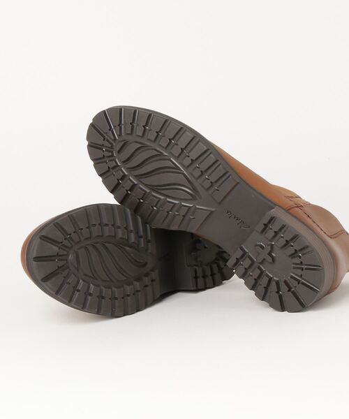 「Clarks」 ショートブーツ UK4.5 ダークブラウン レディース_画像3