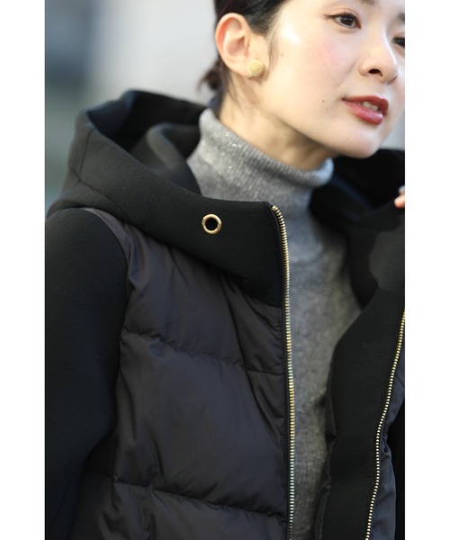 cawaii 「piacere」ダウンジャケット FREE ブラック レディース