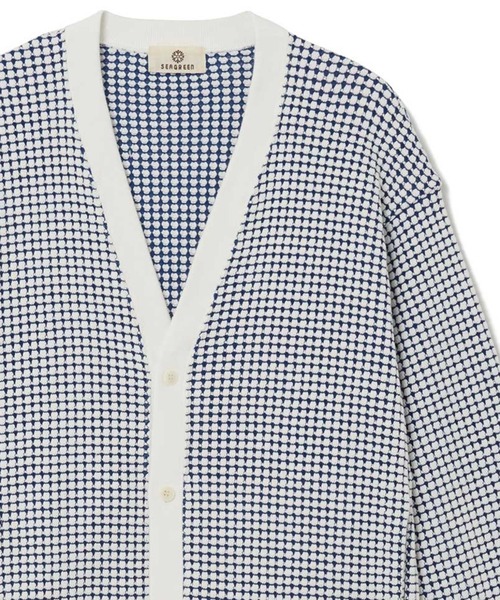 SEAGREEN（シーグリーン） カーディガン Seagreen BIG WAFFLE CARDIGAN