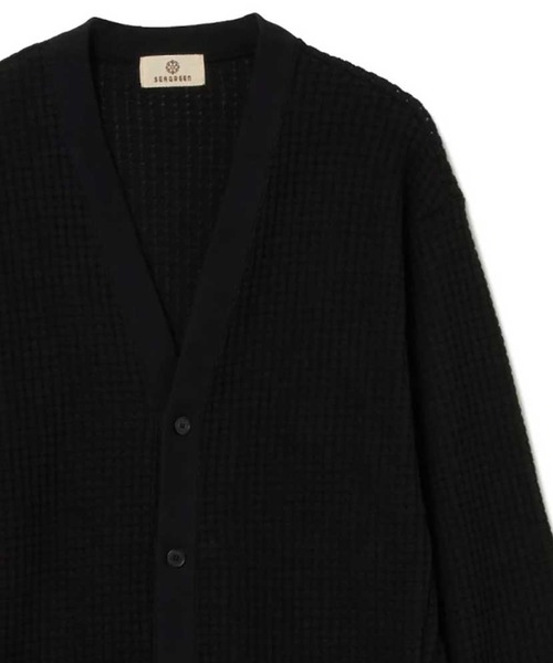 SEAGREEN（シーグリーン） カーディガン Seagreen BIG WAFFLE CARDIGAN