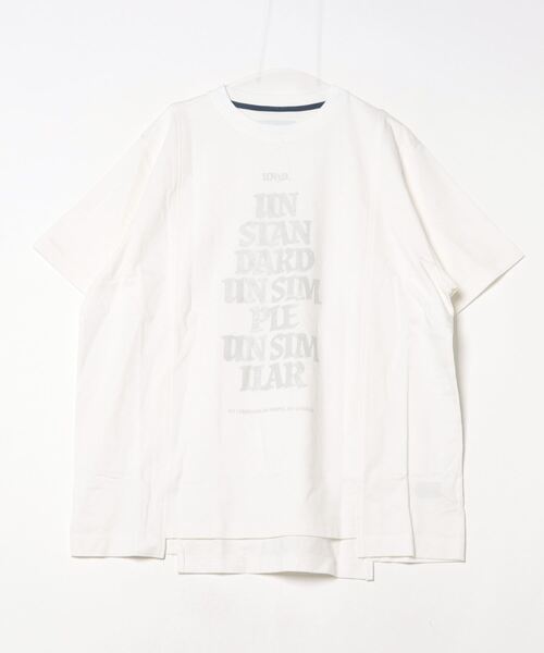 「UN3D.」 半袖Tシャツ 46 ホワイト レディース