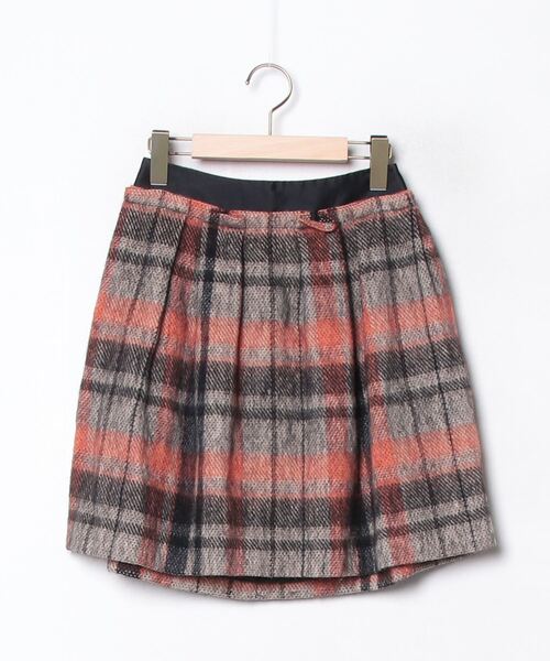 ADORE（アドーア） チェック柄スカート 36 オレンジ レディース