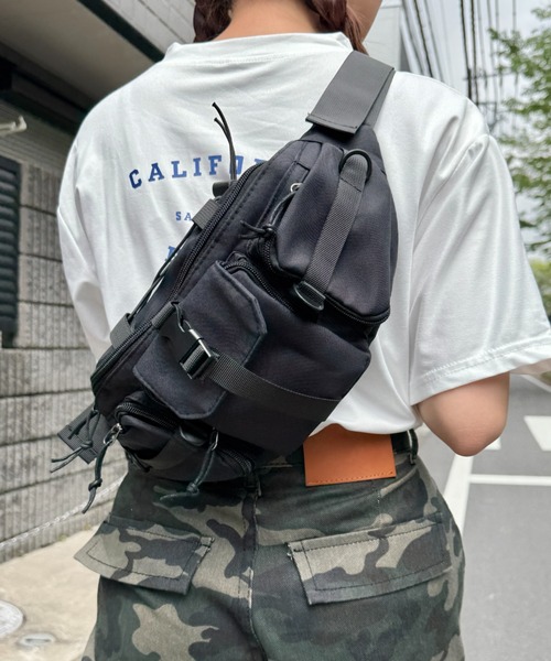 SOLLON.（ソルロン） ウエストポーチ ウエストバッグ トリプルポケット