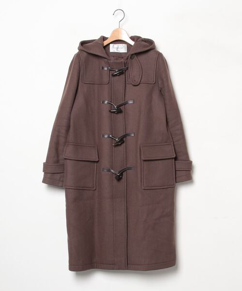 ✨Super Beauty ✨ノーカラーコート✨42 Lサイズ✨ブラウン✨美品✨ NATURAL BEAUTY BASIC（ナチュラルビューティーベーシック） ノー