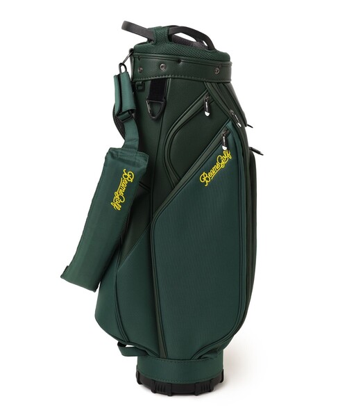 BEAMS GOLF ゴルフキャディバッグ ブラック/グリーン BEAMS GOLF ゴルフキャディバッグ ブラック/グリーン