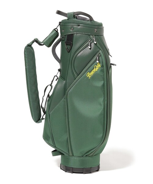 BEAMS GOLF キャディバッグ ホワイト・グリーン 5分割 BEAMS GOLF キャディバッグ ホワイト・グリーン 5分割