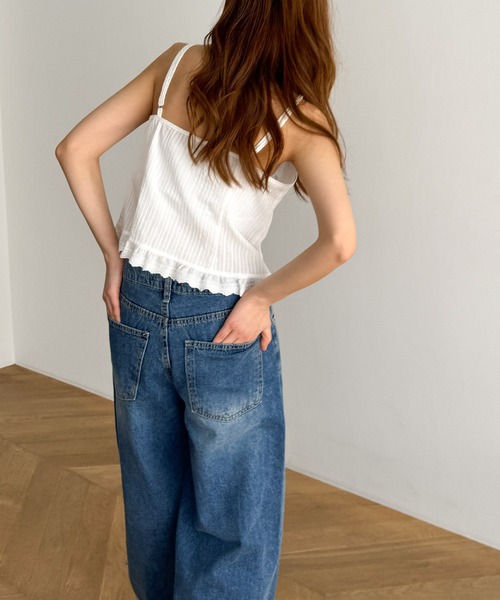 ＊新品未使用＊Canaljean エルマール デニムキャミソール キャナルジーン CANAL JEAN 【セットアップ対応】El mar