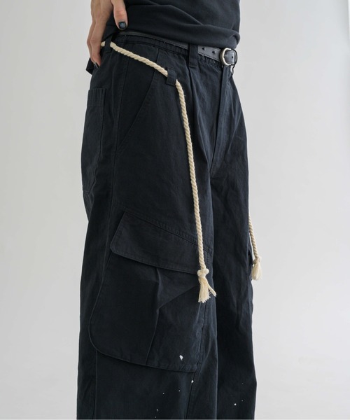 パンツ epnok EPNK Snap button tuck cargo pants EPNK】Snap button tuck cargo pants / スナップボタンタック