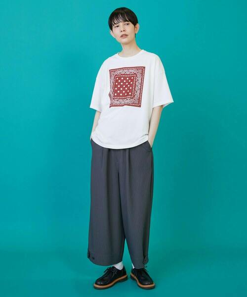 FRAPBOIS（フラボア） tシャツ テイスバンダナT レディース メンズ