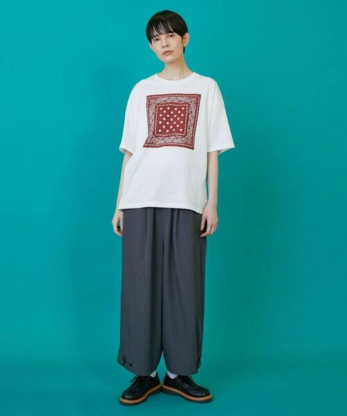 FRAPBOIS（フラボア） tシャツ テイスバンダナT レディース メンズ