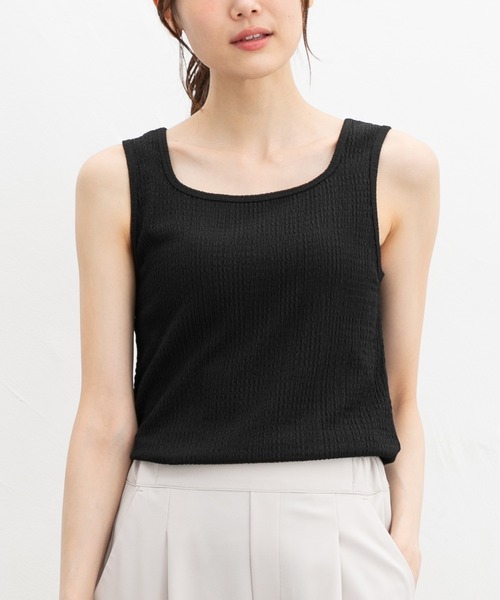 バーバリー 160 ノースリーブ【新品】トップス　Tシャツ　タンクトップ S Honeys（ハニーズ） タンクトップ ノースリーブ ジャカードタンク