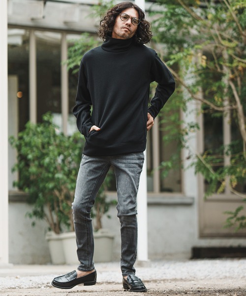 「CAMBIO」 長袖Tシャツ M オフホワイト メンズ