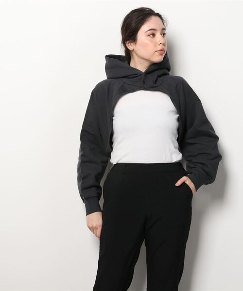 「BEAMS BOY」 カーディガン ONE SIZE チャコールグレー レディース