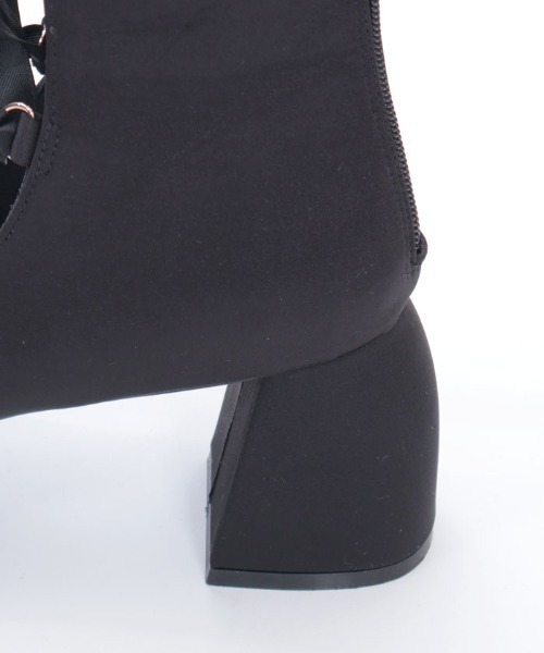 axes femme POETIQUE パンプス レースアップサテンシューズ : ZOZOTOWN