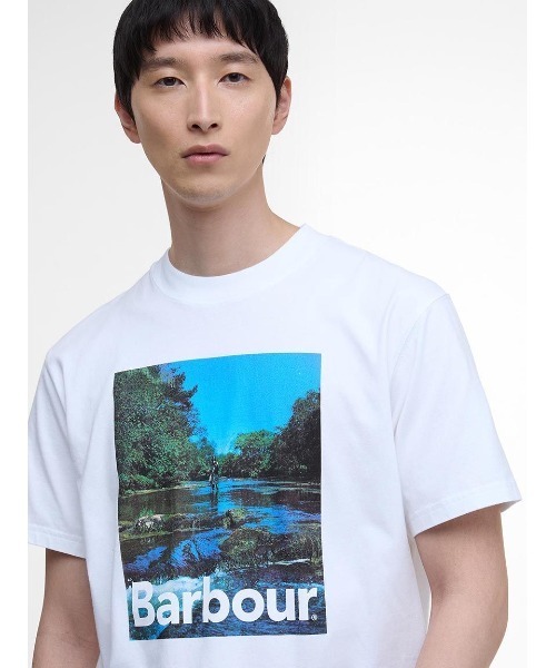 Barbour(バブアー) tシャツ Sprouston グラフィックTシャツ メンズ Barbour(バブアー) tシャツ Sprouston グラフィックTシャツ メンズ