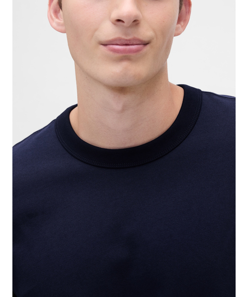 GAP tシャツ オーバーサイズ クロップド Tシャツ 長袖 メンズ