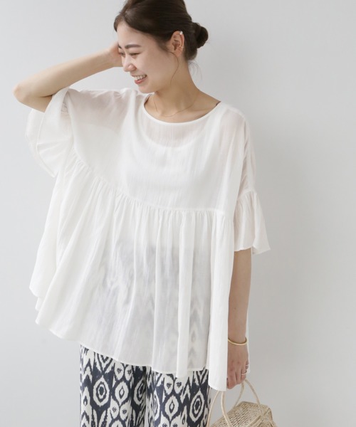 JOURNAL STANDARD relume 「JOURNAL relume」 半袖ブラウス FREE