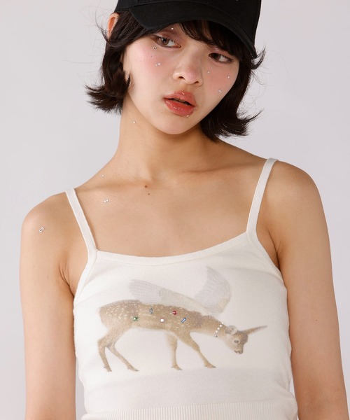 キャミソール Bambi design knit cami「JD」