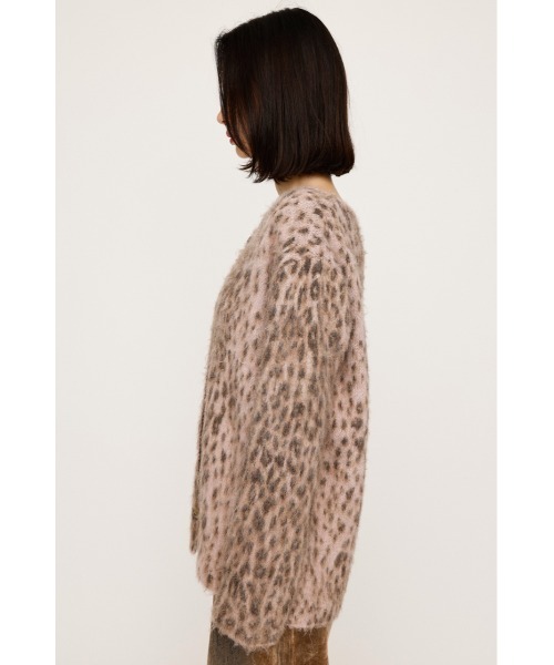 SLY カーディガン 「2025AW」JQ LEOPARD C/D ジャガード