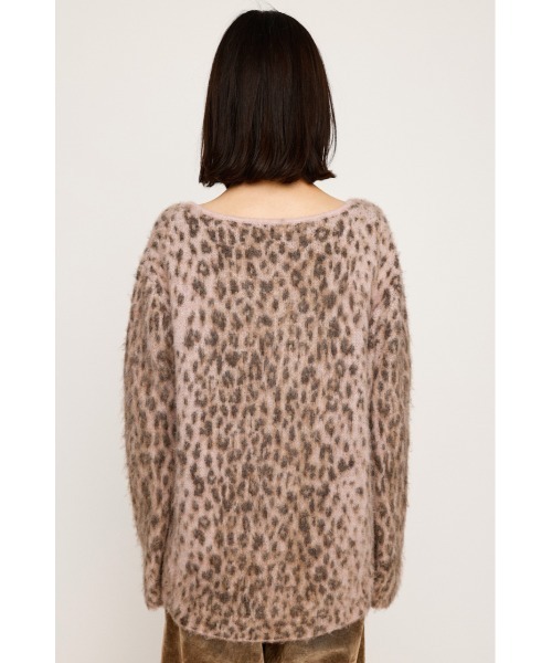 SLY カーディガン 「2025AW」JQ LEOPARD C/D ジャガード
