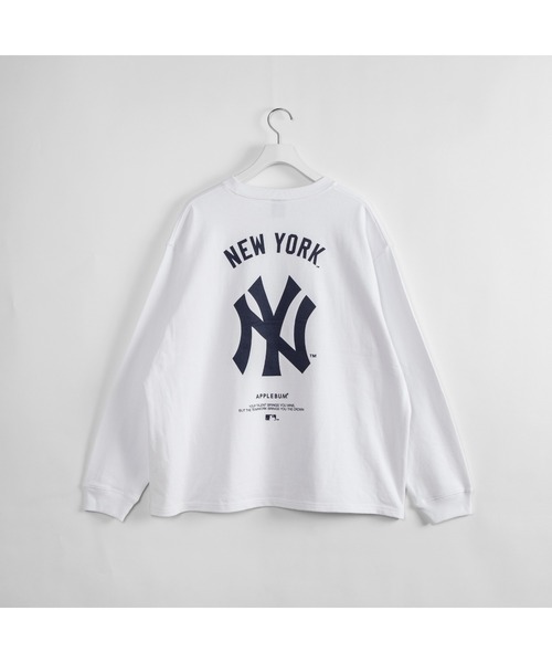 「APPLEBUM」 長袖Tシャツ MEDIUM ホワイト メンズ