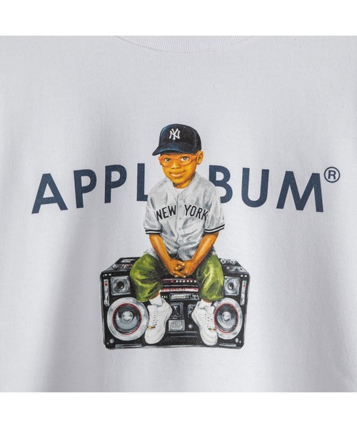 「APPLEBUM」 長袖Tシャツ MEDIUM ホワイト メンズ