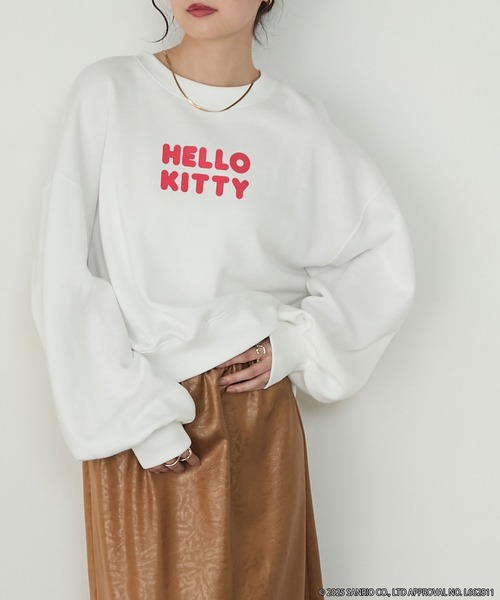 sanrio（サンリオ） トレーナー スウェット 「HELLO KITTY × forksy