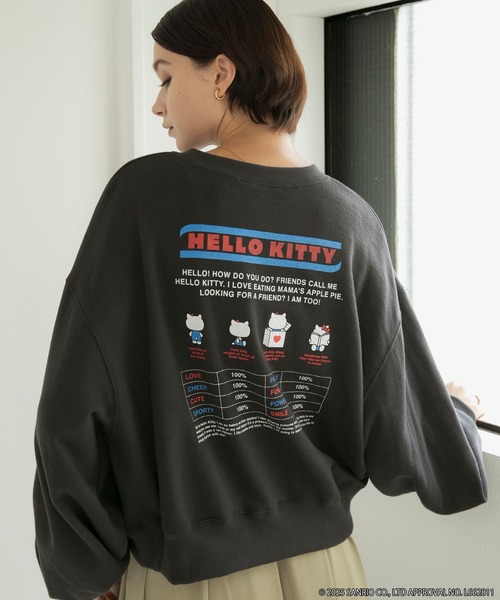 sanrio（サンリオ） トレーナー スウェット 「HELLO KITTY × forksy