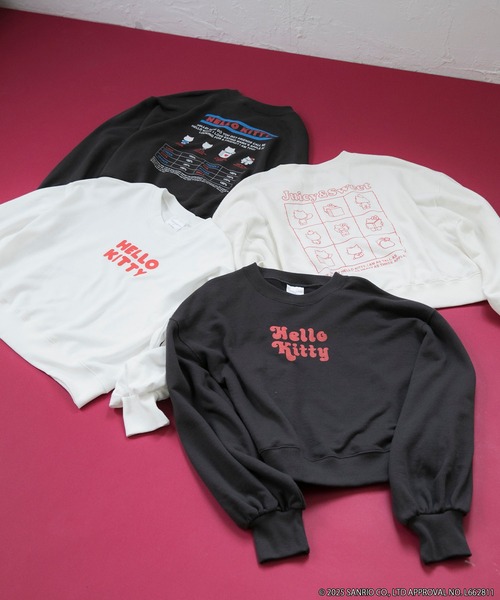 HELLO KITTY スウェットセット ベージュ　大きいサイズ　新品未使用 sanrio（サンリオ） トレーナー スウェット 「HELLO KITTY × forksy