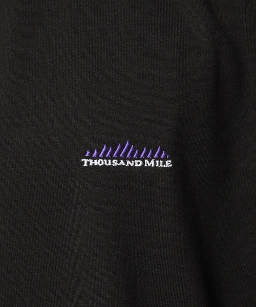 「THOUSAND MILE」 半袖Tシャツ MEDIUM ホワイト メンズ