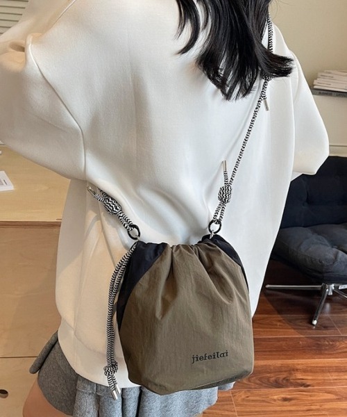 lit.Cy（リットシー） ショルダーバッグ バッグ バイカラー ドロスト