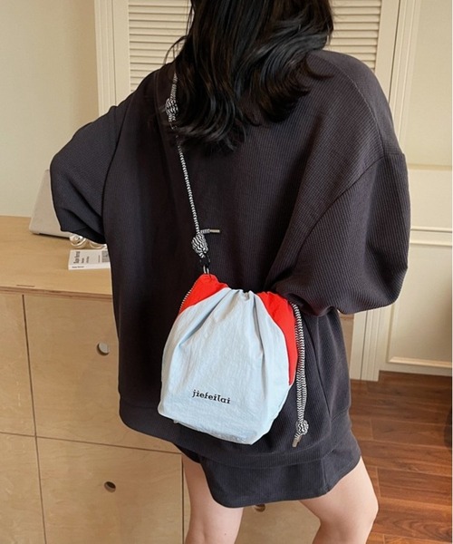 lit.Cy（リットシー） ショルダーバッグ バッグ バイカラー ドロスト