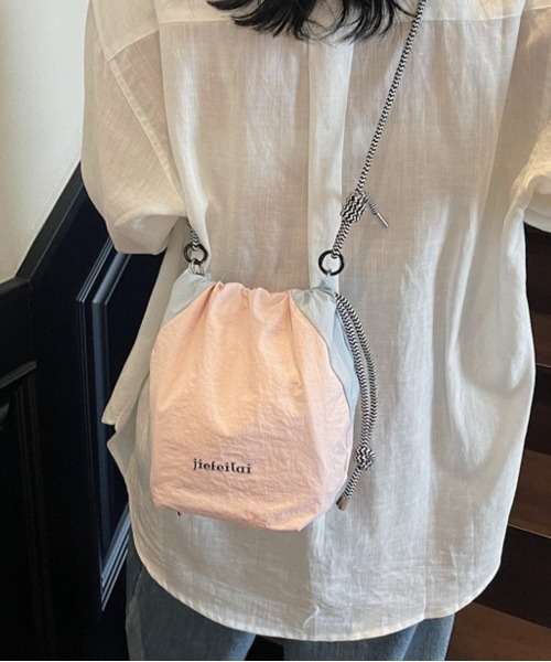 lit.Cy（リットシー） ショルダーバッグ バッグ バイカラー ドロスト