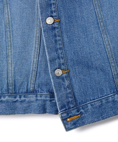 ベスト ジレ 「soduk」overlap denim vest レディース メンズ