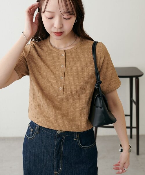 Discoat（ディスコート） tシャツ 半袖 「WEB限定」ジャガードリング