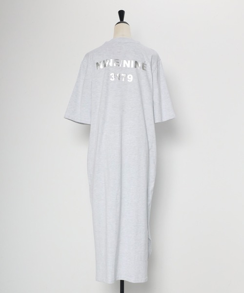 「Bonjour Sagan」 「each」Tシャツワンピース M ライトグレー レディース_画像3