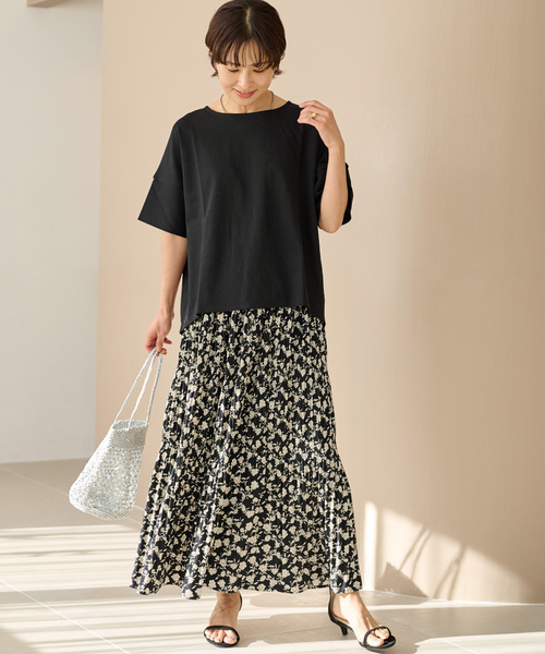 「JOURNAL STANDARD relume」 ロングスカート FREE ブラック レディース_画像8