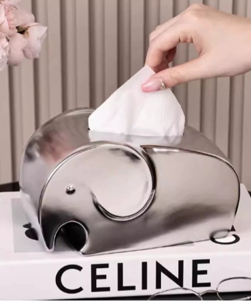 BEERBELLY 象のティッシュボックス　皮製品 インテリア Elephant Tissue Case : ZOZOTOWN Yahoo!店 - 通販 - Yahoo