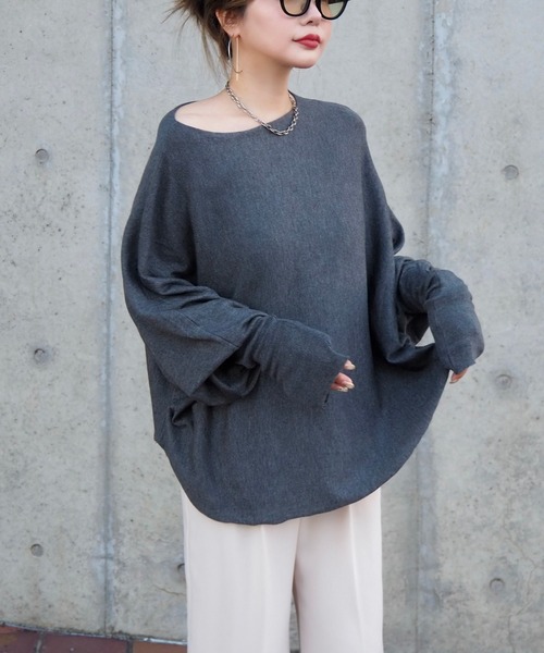 ニット セーター dolman sleeve knit /ドルマンスリーブニット