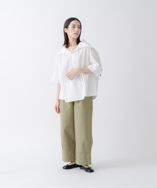 「Kelen」 半袖ブラウス S ブラック レディース_画像8