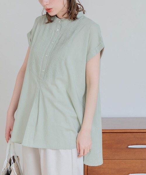 「URBAN RESEARCH Sonny Label」 半袖ブラウス FREE ブルー レディース_画像8