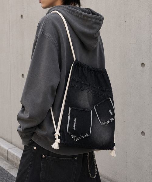 BENDER TOKYO デイバック リュック リメイク風デザイン デニム